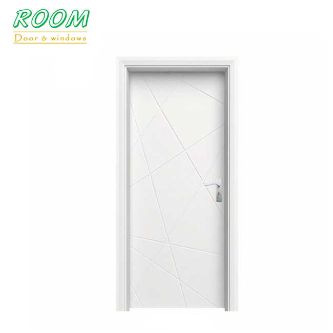 China modern pvc mdf bedroom wooden door designs