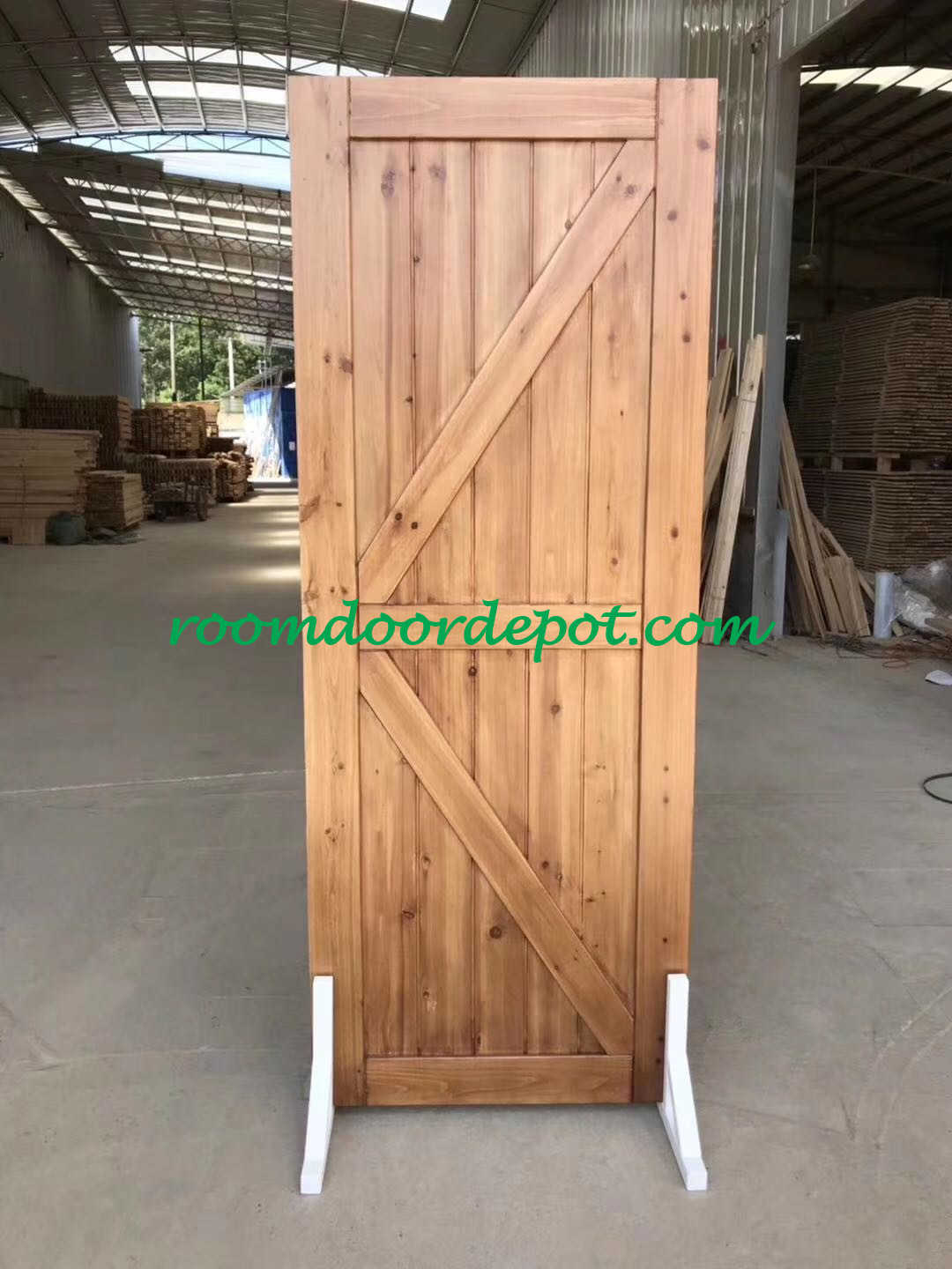 lacquer finished solid wood interior doors in pre-hung packing