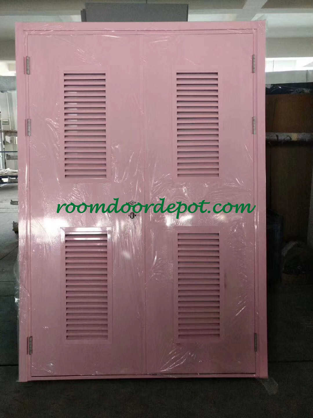 customization steel louver doors for project use
