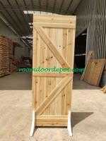 lacquer finished solid wood interior doors in pre-hung packing